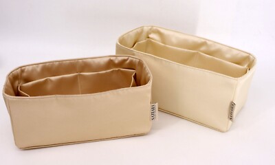 Silk Satin HandBag insert Organizer, Hermes Birkin 25, Birkin 30, Kelly 25, 28,