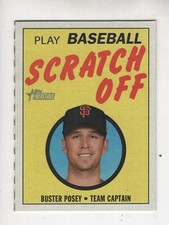 Buster Posey 2019 Topps Heritage 1970 Topps Scratch Off #11