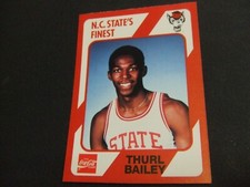 1989 Collegiate Collection #12 Thurl Bailey NC State Wolfpack Basketball