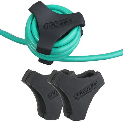 Paquet 24x Kabel-Roller Kabel-Halter Kabel-Binder Kabel-Führung Kabel-Clip Borne - Photo 5/12