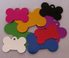 CUSTOM ENGRAVED PERSONALIZED PET TAG ID DOG CAT NAME TAGS IDENTIFICATION