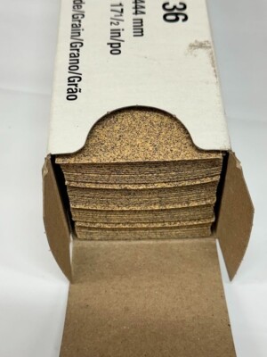 3M 02136  PAPER ABRASIVE 100 SHEETS IN BOX, GRADE 60D 17.5'' x 2.75''