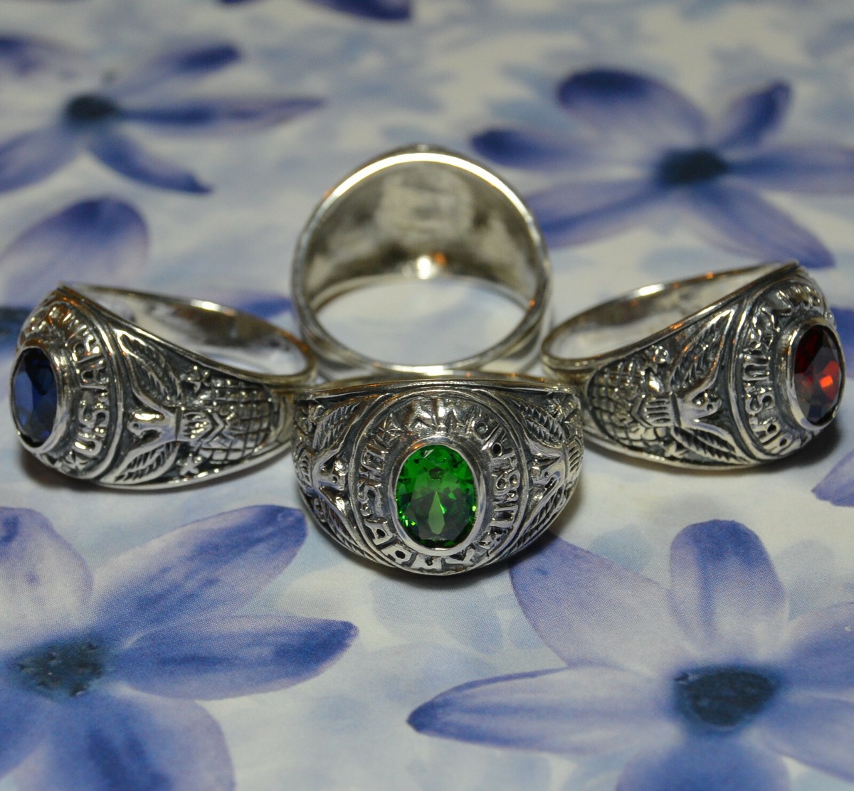 Bague Alliance Solitaire En Argent 925 Avec Cubic Zirconium - Taille 58, Vintage Des Années 70, Neuve