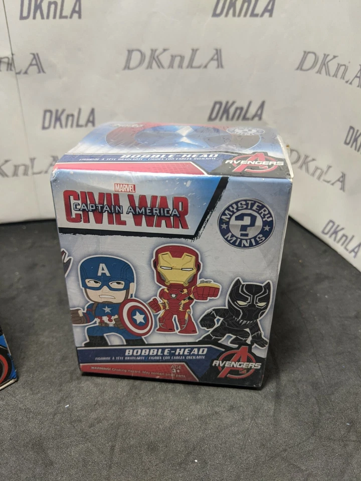 Funko Capitán América Civil War Bobble-Head Mystery Minis CAJA CIEGA con BONO Foto 2 de 4