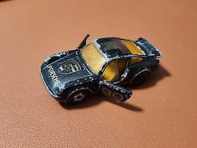 マッチボックスNo3 Porsche 911 MATCHBOX Superfast No. 3 Turbo black, gold 90- 1978