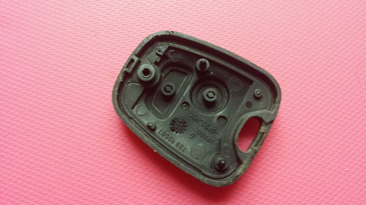 VEGO Remote Control Key Fob Housing - 2-Button Replacement Case For Peugeot