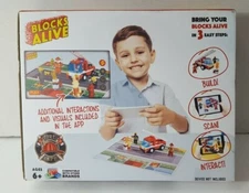 Blokko Blocks Alive Build Scan & Interact - Device not Included - Fire Dept ~New
