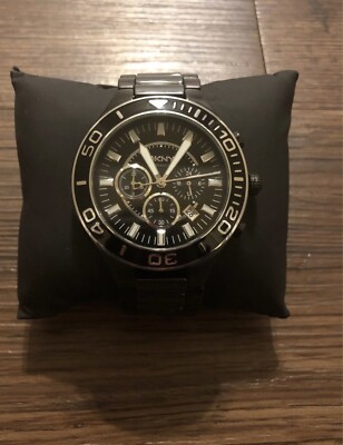 DKNY NY-1490 251105 Chrono Ceramic Rotating Bezel | eBay display picture 3