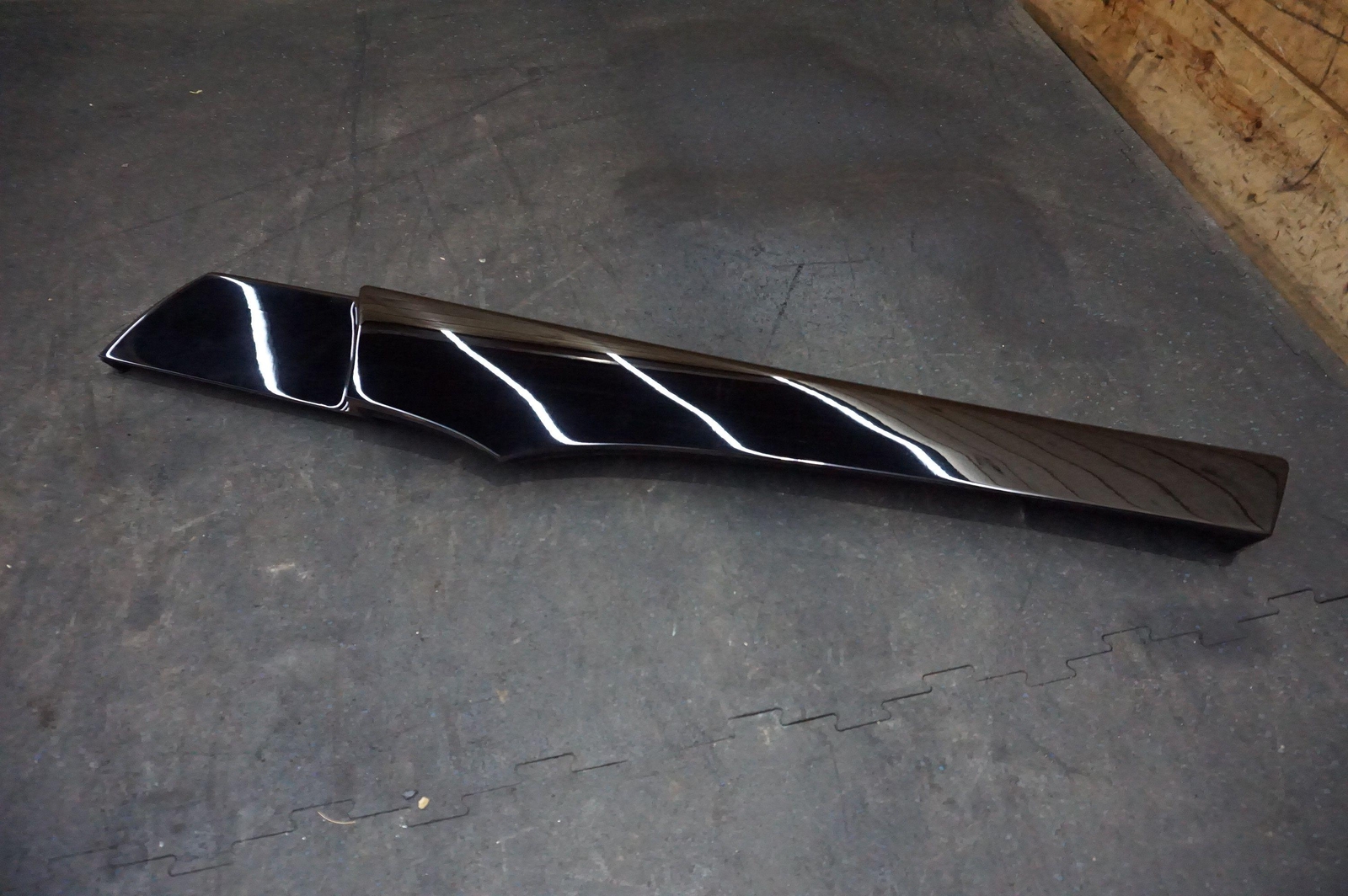 Front Right Passenger Wood Door Trim Panel Black 3Y5868208A Bentley Mulsanne