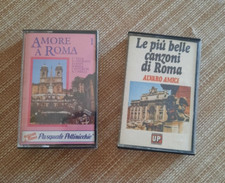 N.2 MUSICASSETTE STORNELLI ROMANI ALVARO AMICI ORIGINALI OTTIMO STATO