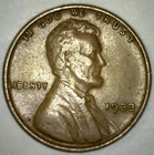 1933 Lincoln Wheat Cent XF Coin 1c US Penny Extra Fine Circulated