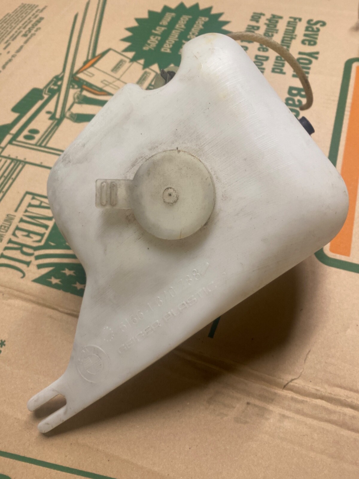 Used 19821993 BMW E30 318i 325i M3 Washer Fluid Reservoir 61661370788