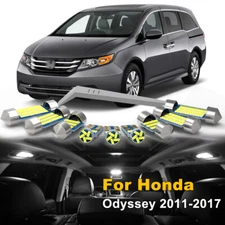 11x White Interior LED Lights Map Dome Trunk Bulbs For 2011-2017 Honda Odyssey 