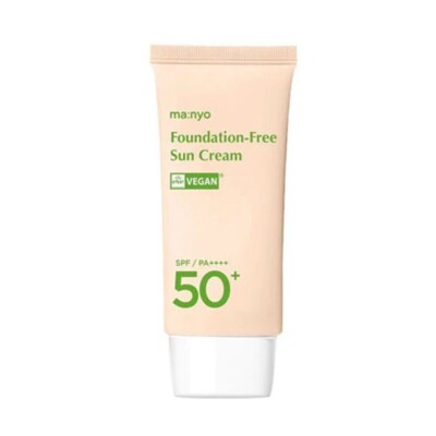 MANYO FACTORY Foundation-Free Sun Cream 50ml LSF 50+ PA++++ K Beauty