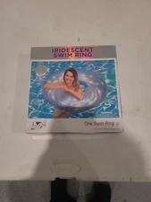 New H2OGO! Inflatable Iridescent Swim Tube 42” Pool/Water/Beach Float