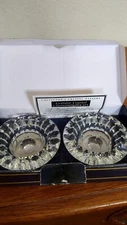 COLLECTOR'S CRYSTAL GALLERY Genuine Crystal Candle Holder Set