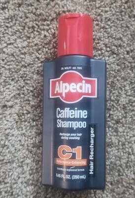 Alpecin C1 Caffeine Shampoo, 8.45 fl oz, Caffeine Shampoo Cleanses the Scalp to