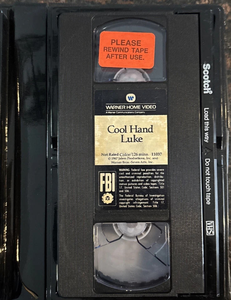 Warner Home Video Cool Hand Luke (1967) Clamshell VHS  - Image 4 of 4
