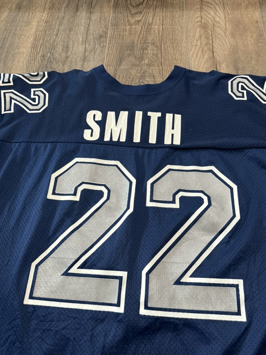 Dallas Cowboys Emmitt Smith Jersey Vintage Champion USA #22 NFL