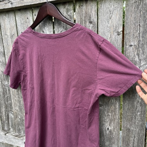 PATAGONIA P6 Logo Mountains Organic Cotton Gorpcore Tee, Wine Red- Medium - Picture 11 of 12