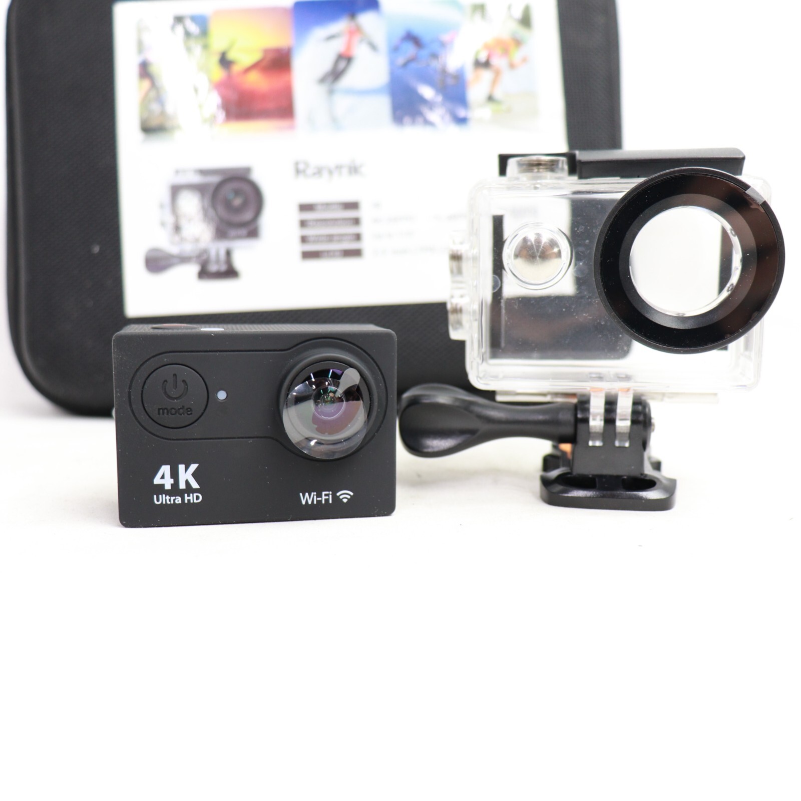 4K Action Camera - Waterproof   Wi-Fi 4K 20MP Sport Cam-image