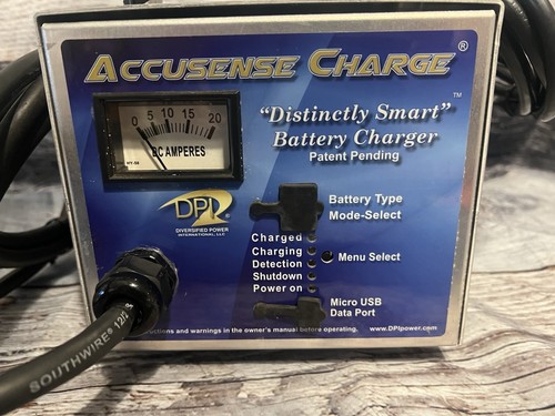 Accusense Charger 48v DPI for Yamaha G29 (3 Pin)golf cart 17 amp battery charger