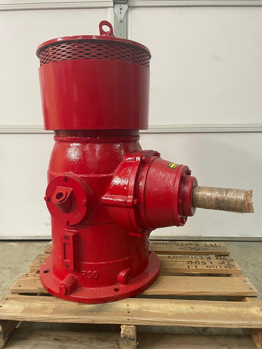 Randolph M200 Vertical Turbine Fire Pump 200 HP 1:1 Ratio 2-7/16