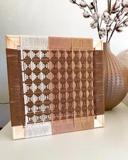 Textile Art Wall Hanging Yarn Dimensional Abstract Art Framed Tapestry Weaving