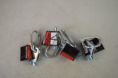 4x SNAP-LOC SLAEASHI Logistic E-Fitting Snap-Hook,Steel,300lb