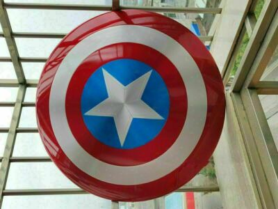 Ratio Marvel Captain America Matte Black Shield metal prop Replica