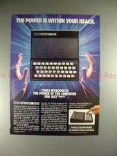 1983 Timex Sinclair 1000 Computer Ad - Power Within 