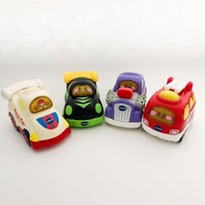 V-Tech Go Go Smart Wheels Lot 4 Race Car Roadster Fire Truck tested