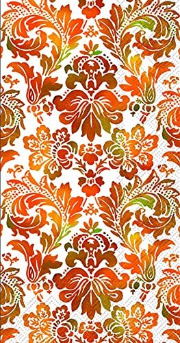 Boston International - Paper Guest Towel - Autumn Damask - Picture 1 of 2