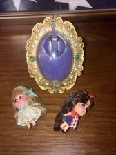 Lot 2 Vintage Mattel Lucky Locket Kiddies And 1 Case 1966