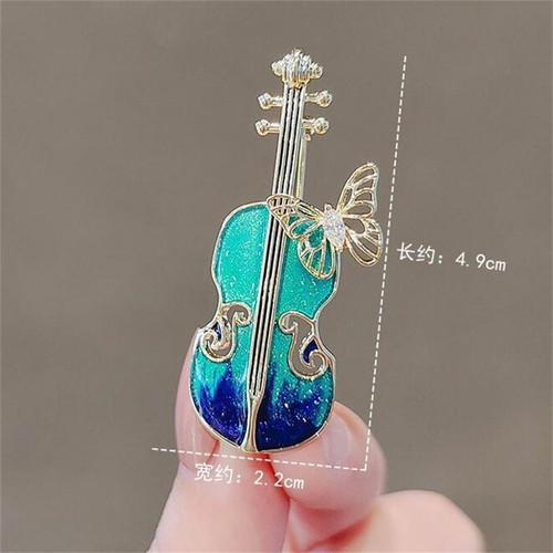 Fashion Maple Leaf Butterfly Bee Pearl Crystal Brooch Pin Women Wedding Jewelry - Picture 12 of 16