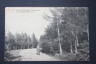 Old postcard animated postcard A frequent walk in LA BASTIDE