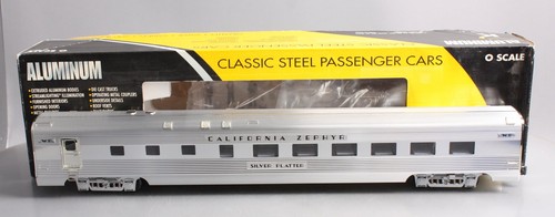 K-Line K4613-40842 O WP California Zephyr Silberplatte 21" Aluminium Speisewagen | Zustand: Used