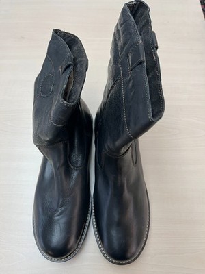 Schwarze Lederstiefel McGregor Tornado Boots NEU & UNGETRAGEN Größe 42 - 45