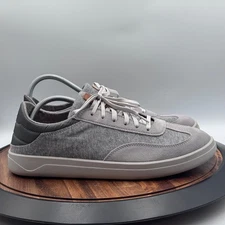 OLUKAI Puliki Grey Men's Casual Sneakers Size 11 Textile Suede NEW With Tag!