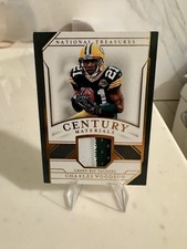 2018 National Treasures Century Materials Charles Woodson Player Worn Patch /49