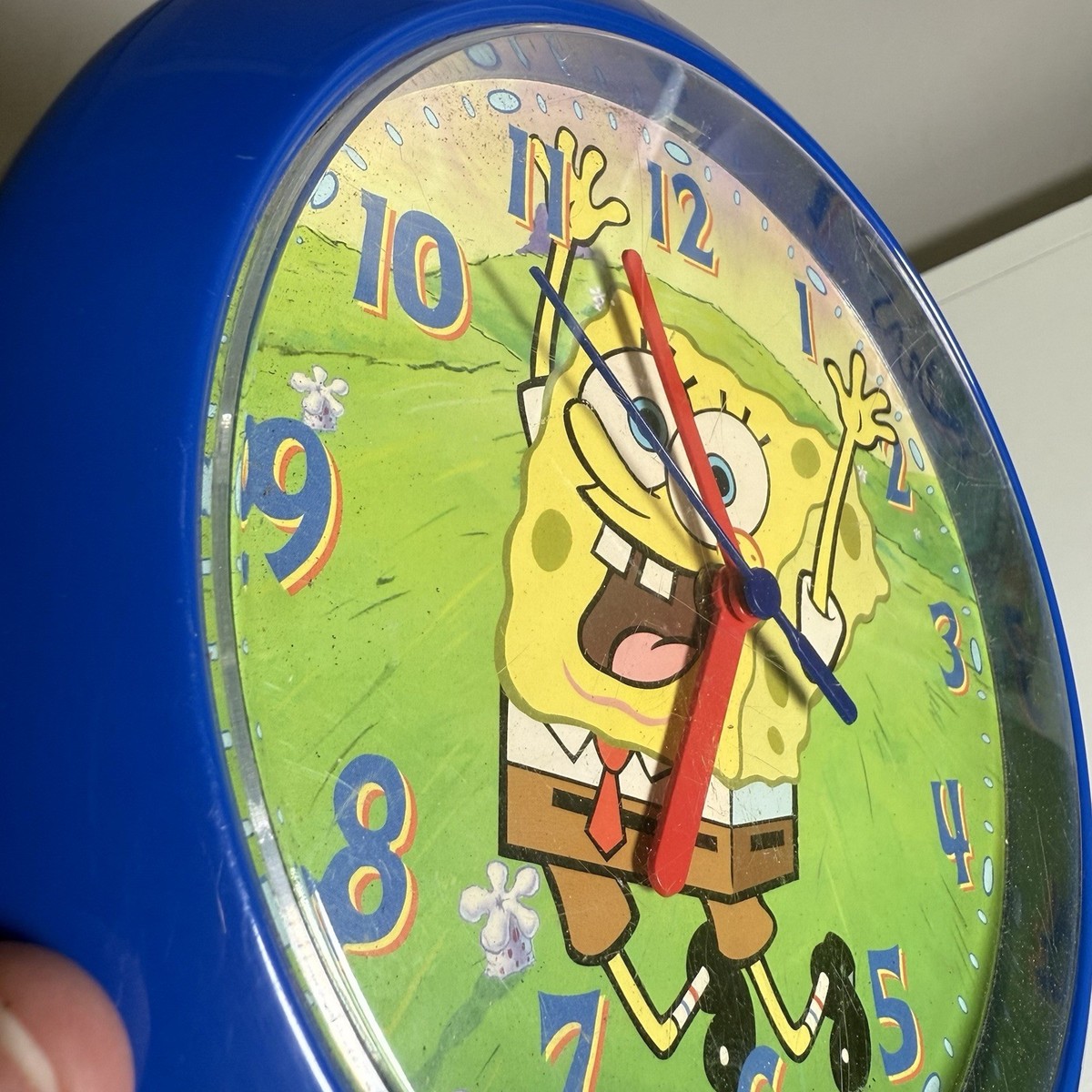 2004 Viacom Vintage SpongeBob SquarePants Wall Clock Nickelodeon