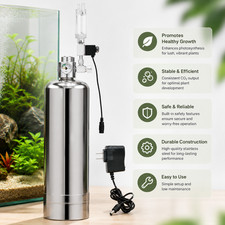 Aquarium CO2 Generator System Kit Stainless S...