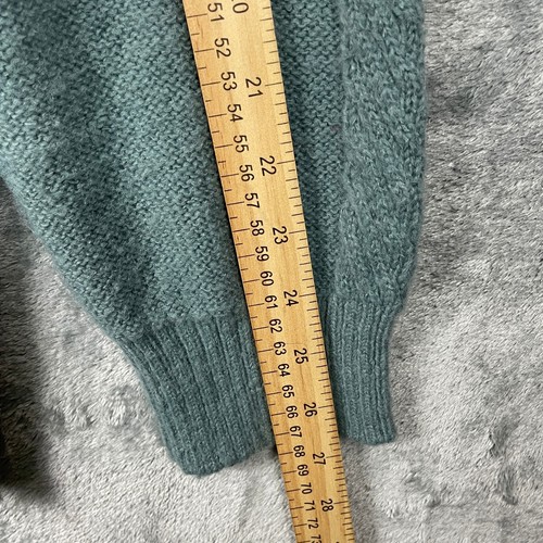 Soft Surroundings Sweater Women XL Blue Cable Knit Long Sleeve Pullover Knit - Picture 8 of 8