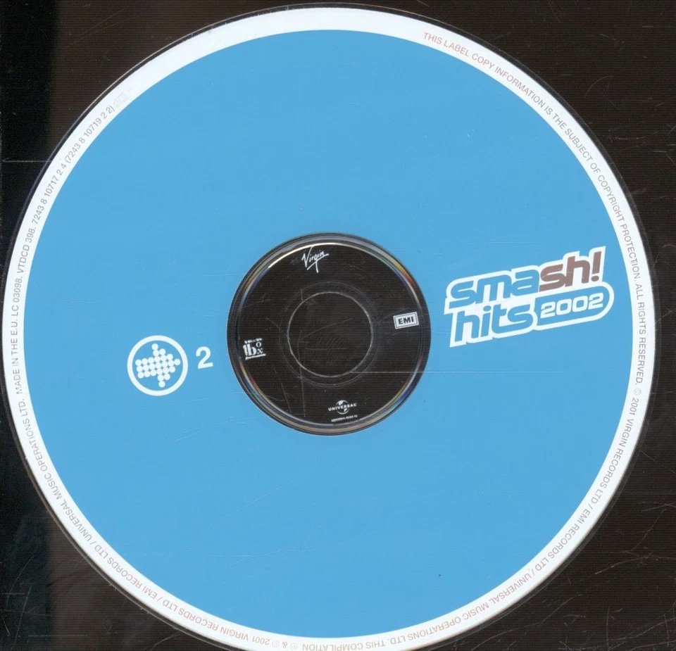 Various Artists Smash! Hits 2002 double CD Europe Emi 2001 compilation VTDCD398 - Bild 4 von 4