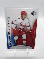 2025-26 Sp Hockey - Rookie Authentics Alexander Nikishin #103 Blue (RC) Canes