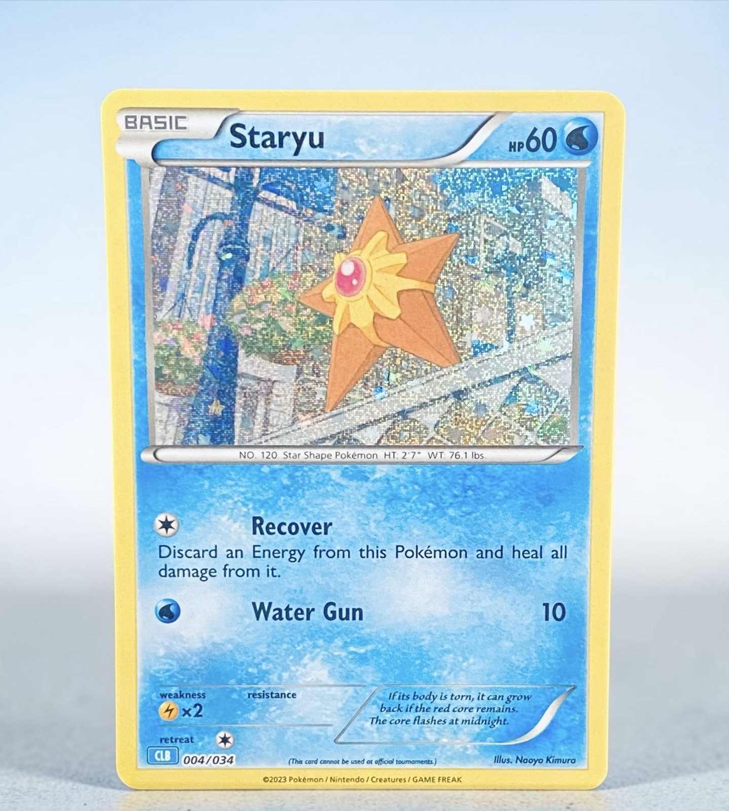 Pokemon Staryu #004/034 CLB: Trading card Game Classic (Read Description) 🔥