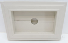 Vinyl Siding Mounting Block Universal Fit Split Pipe Classic Mount White