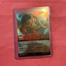 Disney Lorcana TCG Enchanted Foil Maui - Hero to All 212/204 First Chapter
