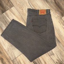 Levi's 559 Men  s Jeans Relaxed Straight Fit Gray Size 42X30