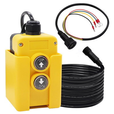 4 Wire Dump Trailer Remote Control Switch 12V DC Up Down Hydraulic Pump Power